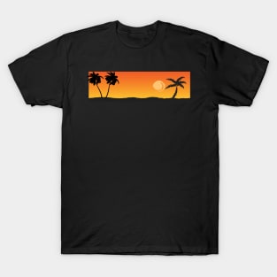 Sunsets and Palm trees T-Shirt